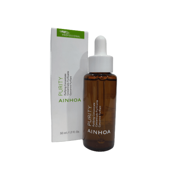 Concentrado Purificante Purity Ainhoa 50ml para pieles grasas y mixtas, regula sebo y reduce poros.