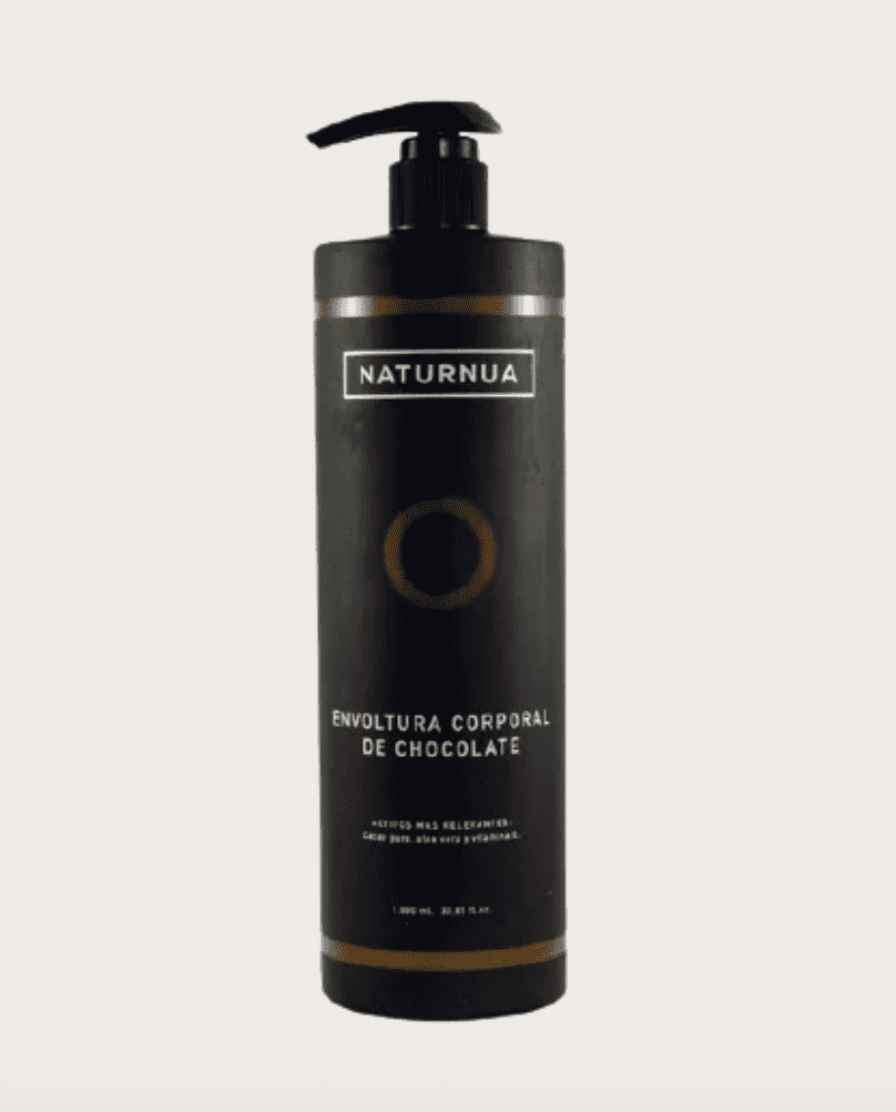 Envoltura corporal de chocolate Naturnua 1000 ml para tratamientos antiestrés