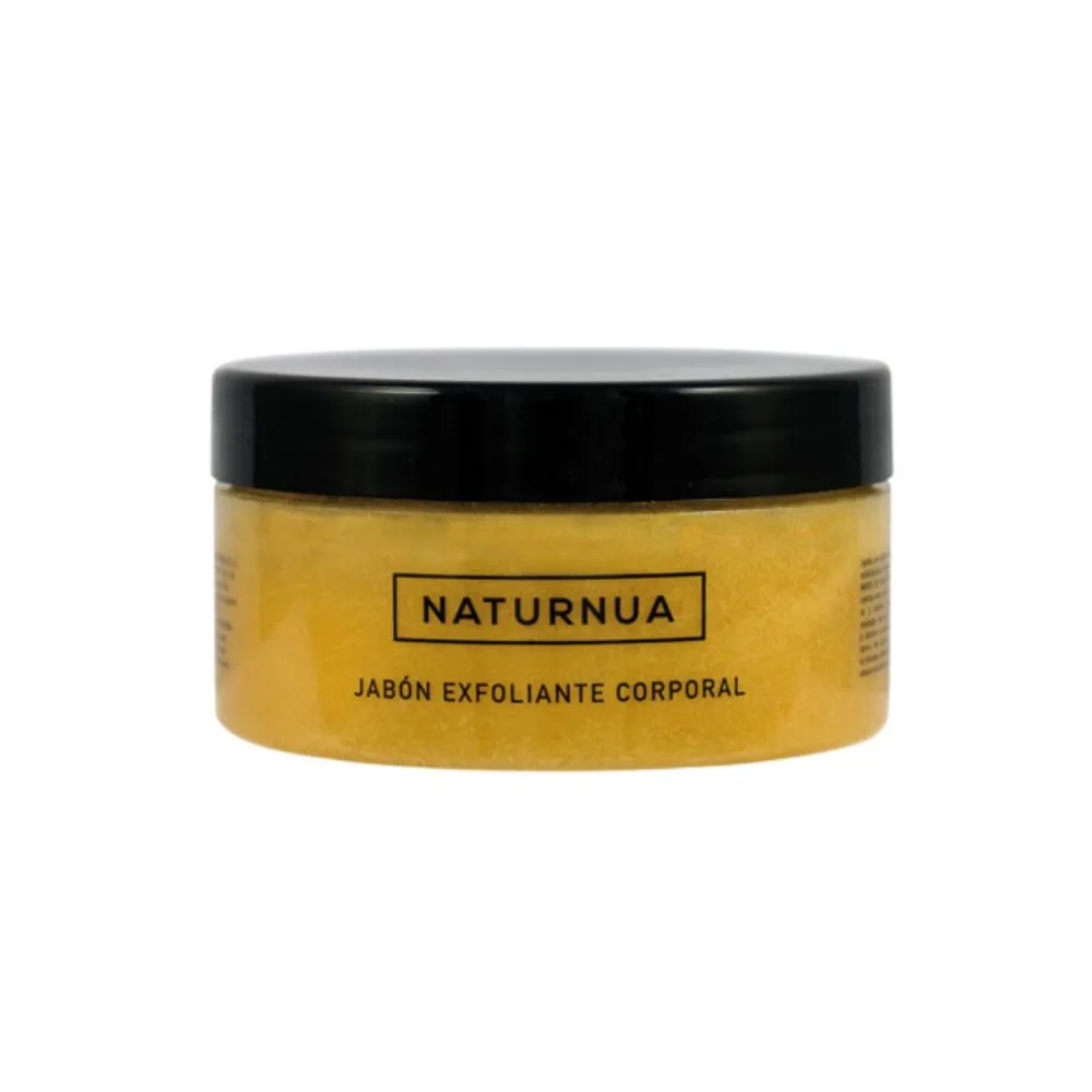 Jabón exfoliante corporal Naturnua con sales de Epsom para limpieza profunda de la piel