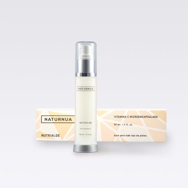 Crema facial Nutrialoe con vitamina C Naturnua – envase de 50ml